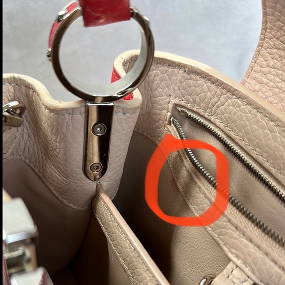 LOUIS VUITTON CAPUCINES BB *PINK RED - Picture 8 of 17